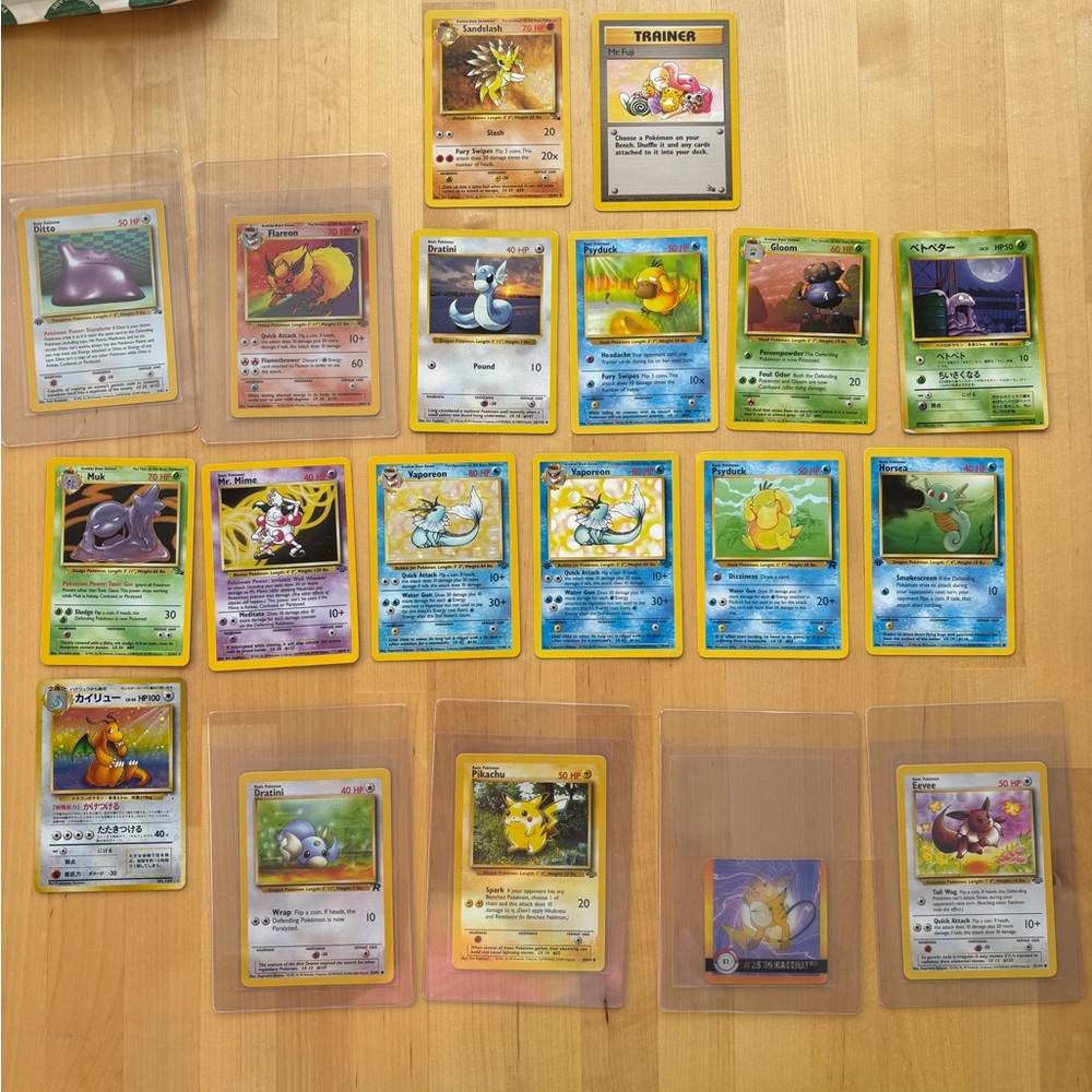 Pokemon Trading Card vintage lot